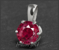 Preview: Anhänger mit rotem 2,94ct Rubin, 585 Weißgold